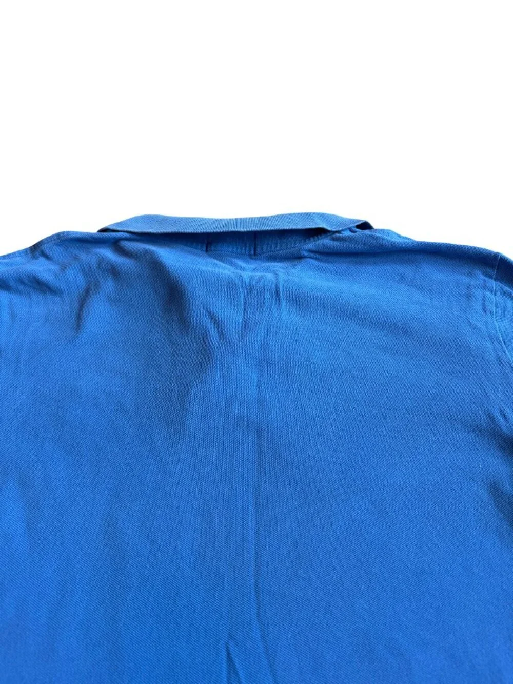 Ralph Lauren Rugby Blue Short Sleeve Polo Shirt Logo 100% Cotton Size XL Men's